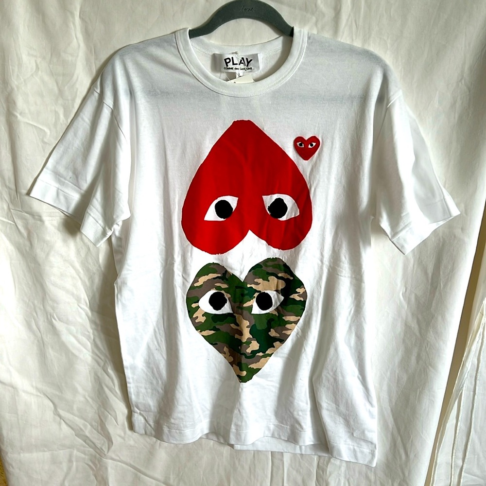 Come Des Garçons Two Heart Tee